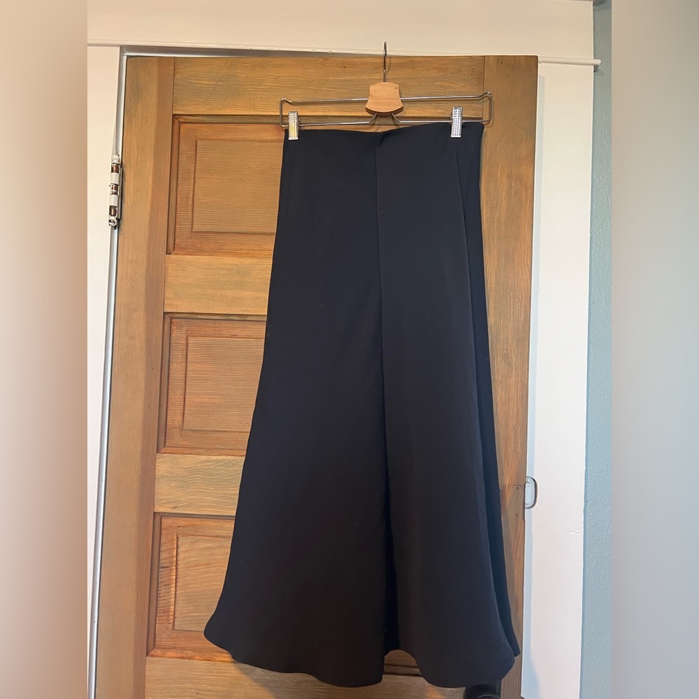 Babaton Navy Midi Skirt